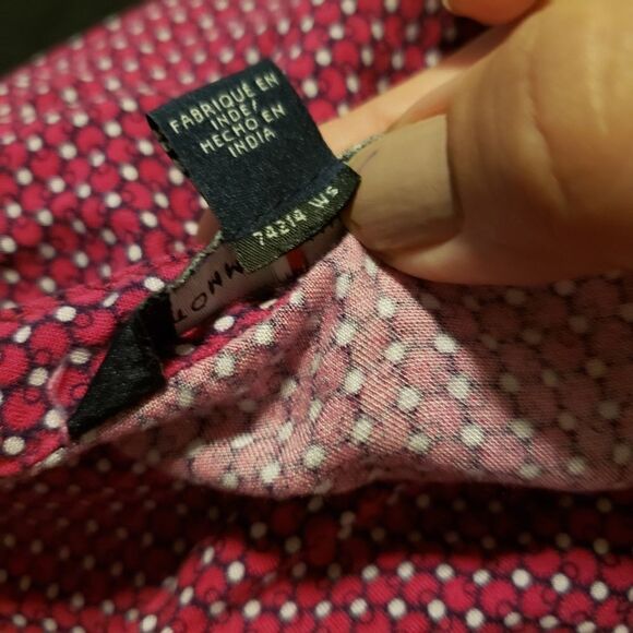 Tommy Hilfiger dark pink patterned tunic - Picture 7 of 8